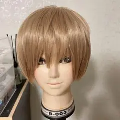 ツートン　ウィッグ　ゴールド　ブラック　中古品