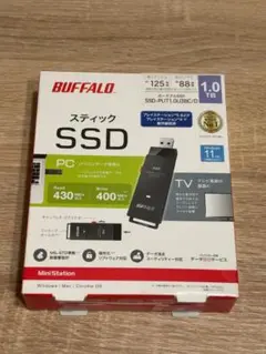 未開封！バッファローポータブルSSD 1TB/SSD-PUT1.0U3BC/D