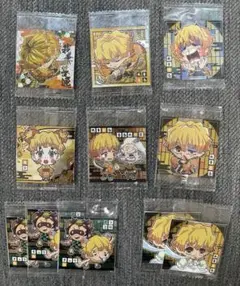 未開封　鬼滅の刃 我妻善逸ウエハースシールセット