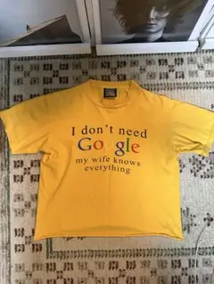 Google Tシャツ　企業ロゴ　90s