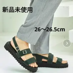 【大幅値下げ】EMMA CLOTHES シャークソールサンダル　グリーン　Ｍ
