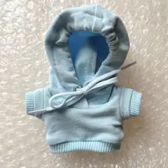 ぬい服　ぬいぐるみ服 15cm パーカー 水色
