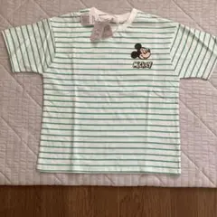 Disney ミッキーマウス ストライプ Tシャツ 130