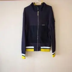 PREMIUM MOODメンズカラーブロック ジップアップパーカー