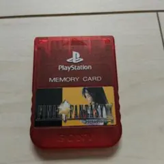 プレイステーション　PlayStation メモリーカード クリアレッド　ソニー