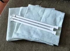 ⑳布 突っ張り棒 セット カーテン カラーボックス