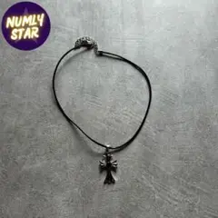 archive grunge cross necklace y2k