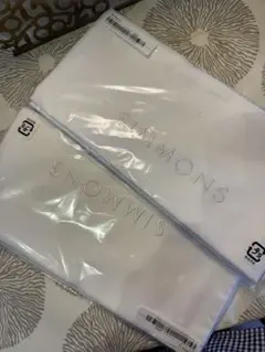 【新品未使用】Simmons ホワイト 枕カバー 2枚セット