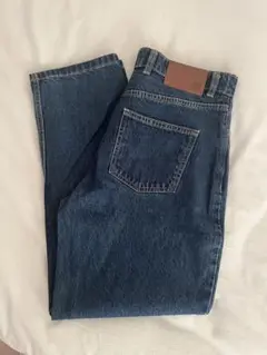 プチバトー　デニム ダークブルー オーガニックコットン