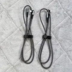 USB C i-phone 充電ケーブル L字2本セットUSB 急速充電