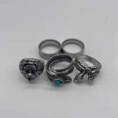 シルバーアクセサリー　５つセット