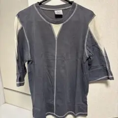 psyclon 七分袖カットソー ダークグレー