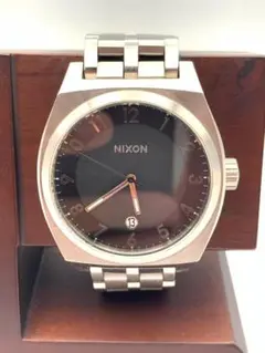 【稼動】NIXON THE MONOPOLY クオーツ腕時計 BLK/SLV