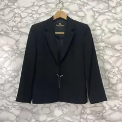 For Lovely Woman ブラックテーラードジャケット 冠婚葬祭 11号