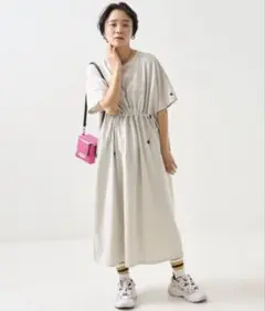 【フリークスストア✖️Champion ドローコードワンピース　杢グレー】
