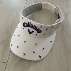 Callaway ホワイトバイザー フリーサイズ