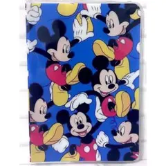 ミッキーマウス パスポートカバー 総柄デザイン ☆★