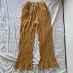 baserange ベースレンジ ワイドリブパンツ