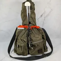 MARECHAL TERRE MA-1デザインバッグ 2WAYバッグ カーキ