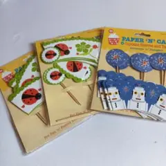 PAPER 'N' CAKE カップケーキスリーブトッパー 6個セットまとめ売り