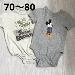 ディズニー　ベビー　ロンパース　80 ミッキー　トイストーリー