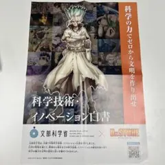 ドクターストーン　Dr.STONE 科学技術イノベーション白書 ポスター
