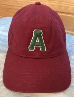 aape main cap A刺繍 ベースボールキャップ バーガンディ