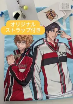 新テニスの王子様☆巾着　部活　しまむらコラボ　ラケットストラップ付き