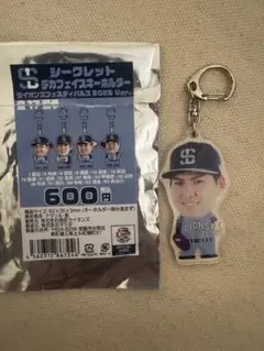 武内夏暉シークレットデカフェイスキーホルダー　埼玉西武ライオンズ