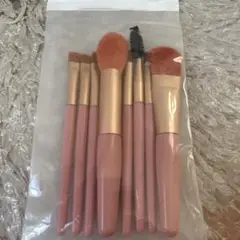 メイクブラシセット 8本ピンク