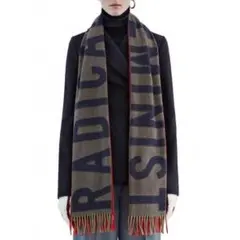 ACNE STUDIOS レタードマフラー ストール ウール アクネ