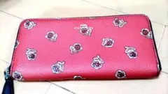 COACH 長財布 花柄