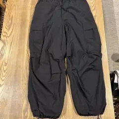 GU スーパワイドカーゴパンツ ブラック