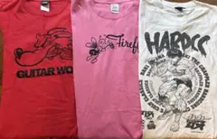 Guitar Wolf & Baki Tシャツ 3枚セット