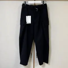 サイズ1 ネイビー　sacai 25aw Wool Melton Pants
