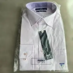 PERSON'S FOR MEN薄紫 Yシャツ Mサイズ