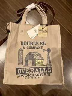 DOUBLE RL トートバッグ ベージュ
