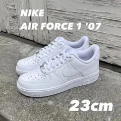NIKE WMNS AIR FORCE 1 '07 白 23cm