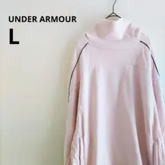 古着 UNDER ARMOUR アンダーアーマー ピンク ハイネック スウェット