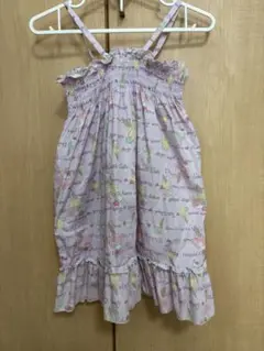 motherways ワンピース アイス柄 薄紫 パープル 130