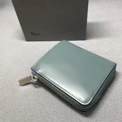 新品未使用品　定価2.5万　Fico L字ファスナー　コンパクト財布　小銭入れ付
