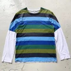 新到着 古着 ギャルソンオム 90s ドッキング 切替カットソー