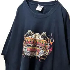 ギルダン ラスベガスバイクフェスト2013 Tシャツ ブラック黒 XL 古着
