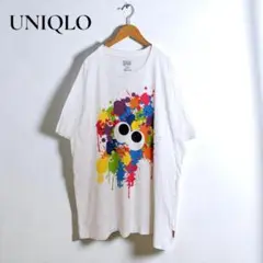 ユニクロ【XL】Tシャツ スプラトゥーン カラフル ストリート 半袖b104
