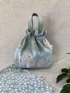 ミニ巾着 & ぺたんこ袋 セット ハンドメイド