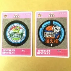 マンホールカード　フォレストリーヴズ熊本　初版　2まいセット