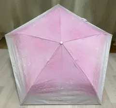 折り畳み傘 日傘 晴雨兼用 旅する喫茶×Wpc.クリームソーダパラソル ピンク