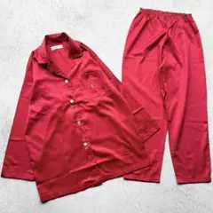 日本製 YSL イヴサンローラン 刺繍ロゴ パジャマ ルームウェア セットアップ