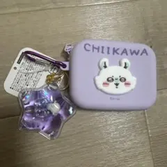 ちいかわぷかぷかキーホルダー ちいかわ モモンガ ミニシリコンポーチ