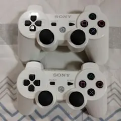 プレイステーション3 コントローラー デュアルショック3 ホワイト 2個セット